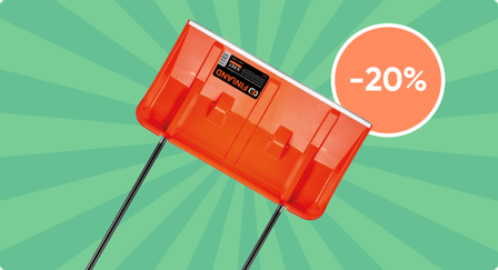 Скидка 20% на все лопаты снеговые, скреперы и ледорубы